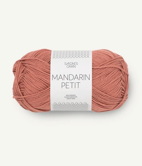 Mandarin Petit - 100% Cotton Fingering Weight Yarn - 50g - homesewn