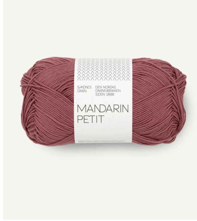 Mandarin Petit - 100% Cotton Fingering Weight Yarn - 50g - homesewn