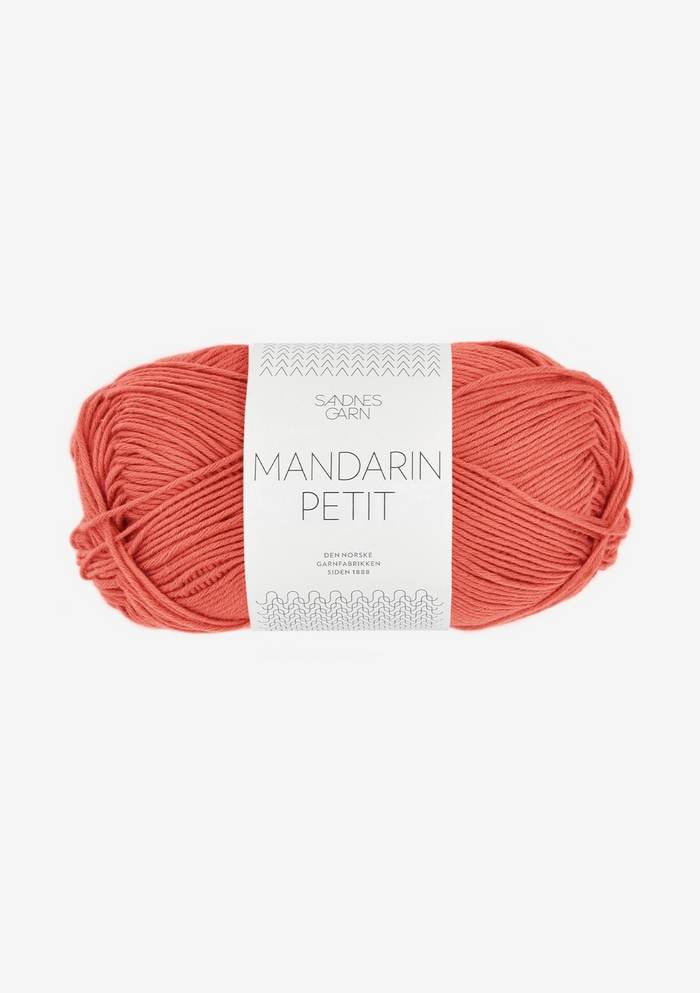 Mandarin Petit - 100% Cotton Fingering Weight Yarn - 50g - homesewn