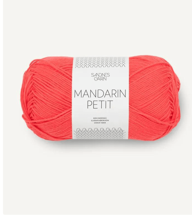 Mandarin Petit - 100% Cotton Fingering Weight Yarn - 50g - homesewn