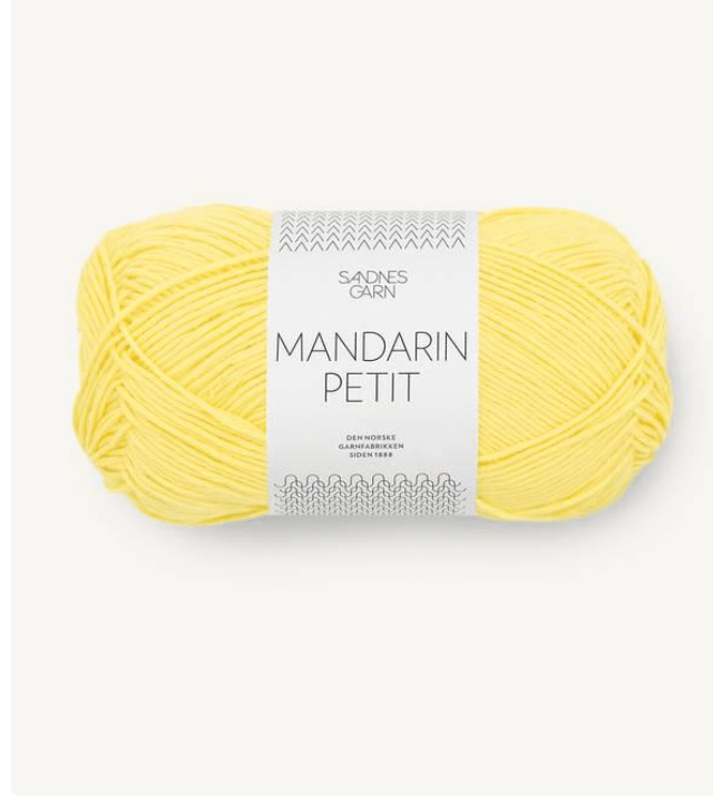 Mandarin Petit - 100% Cotton Fingering Weight Yarn - 50g - homesewn