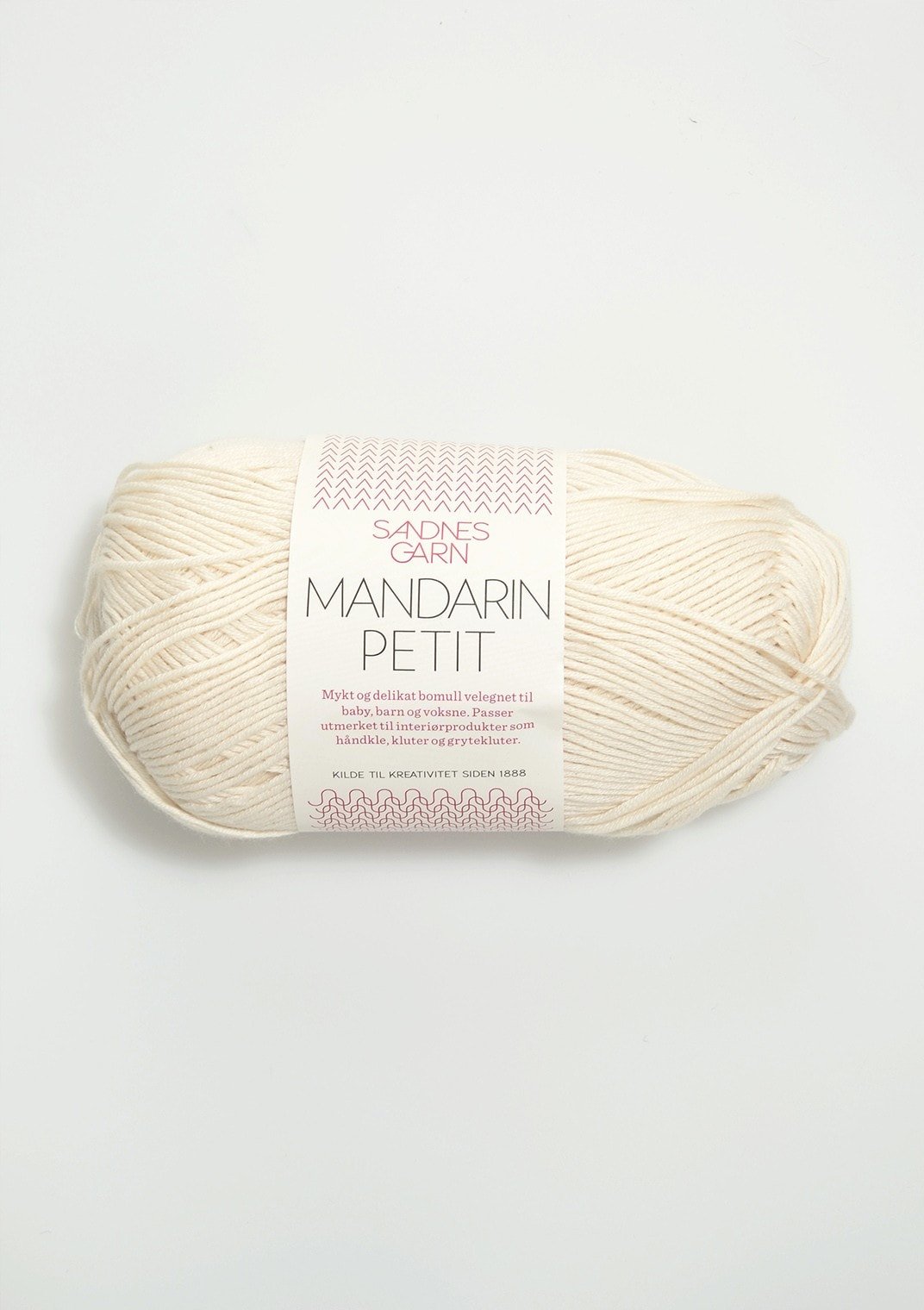 Mandarin Petit - 100% Cotton Fingering Weight Yarn - 50g - homesewn