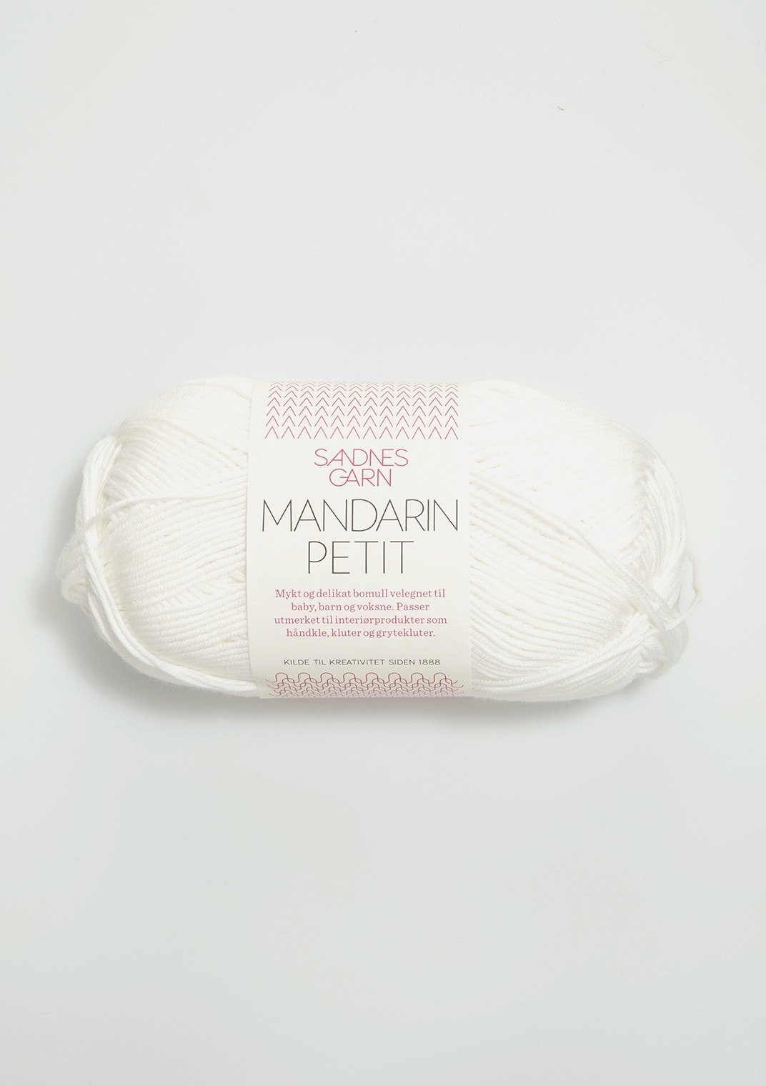 Mandarin Petit - 100% Cotton Fingering Weight Yarn - 50g - homesewn