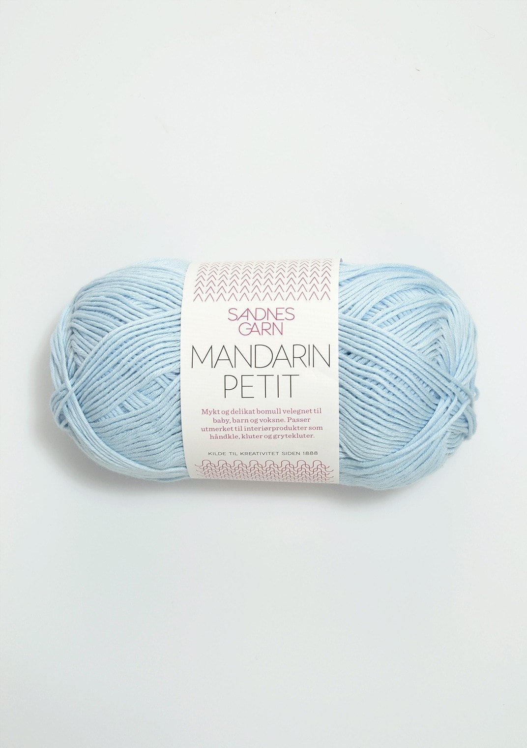 Mandarin Petit - 100% Cotton Fingering Weight Yarn - 50g - homesewn