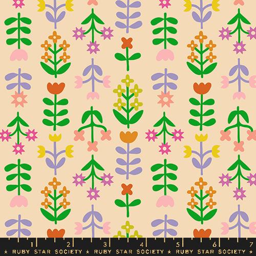 Meadow - Vintage Paper - Favorite Flowers - homesewn