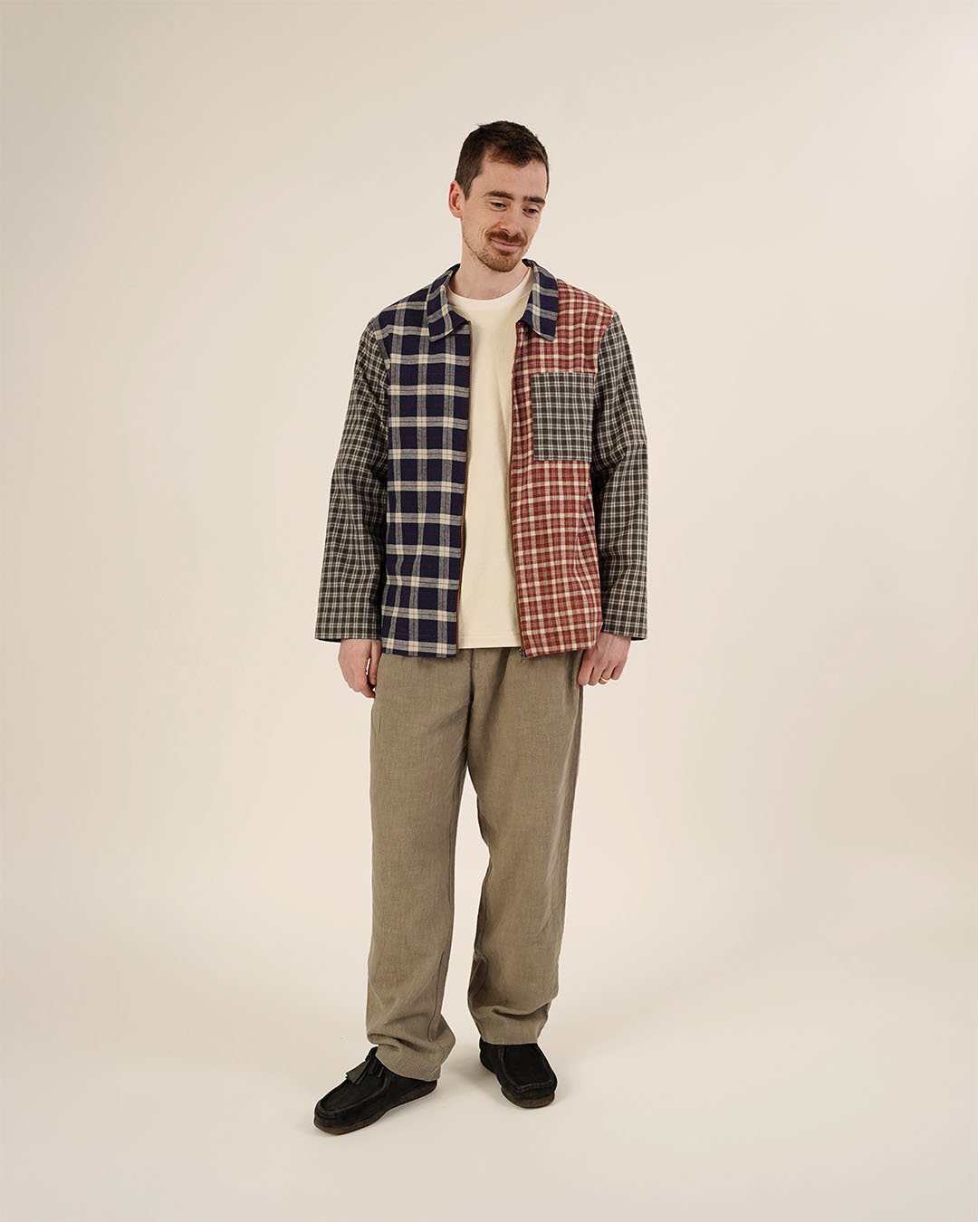 Men's Zip Shirt Sewing Pattern PDF DOWNLOAD - homesewn