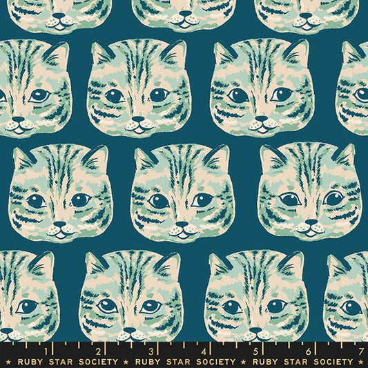 Meow Meow - Galaxy Fabric - Reading Nook - homesewn