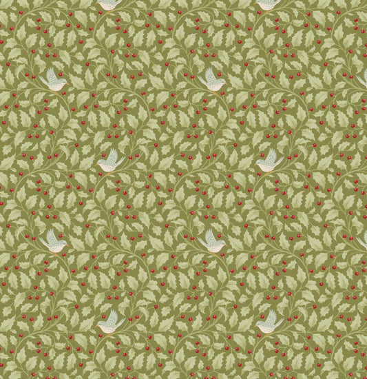 Merry Little Christmas - Holly Moss - Tilda Quilting Cotton - homesewn