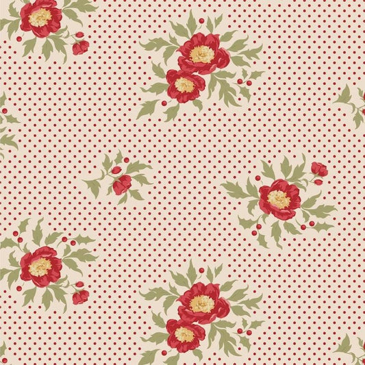 Merry Little Christmas - Joy Cream - Tilda Quilting Cotton - homesewn
