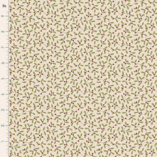 Merry Little Christmas - Mistletoe Cream - Tilda Quilting Cotton - homesewn