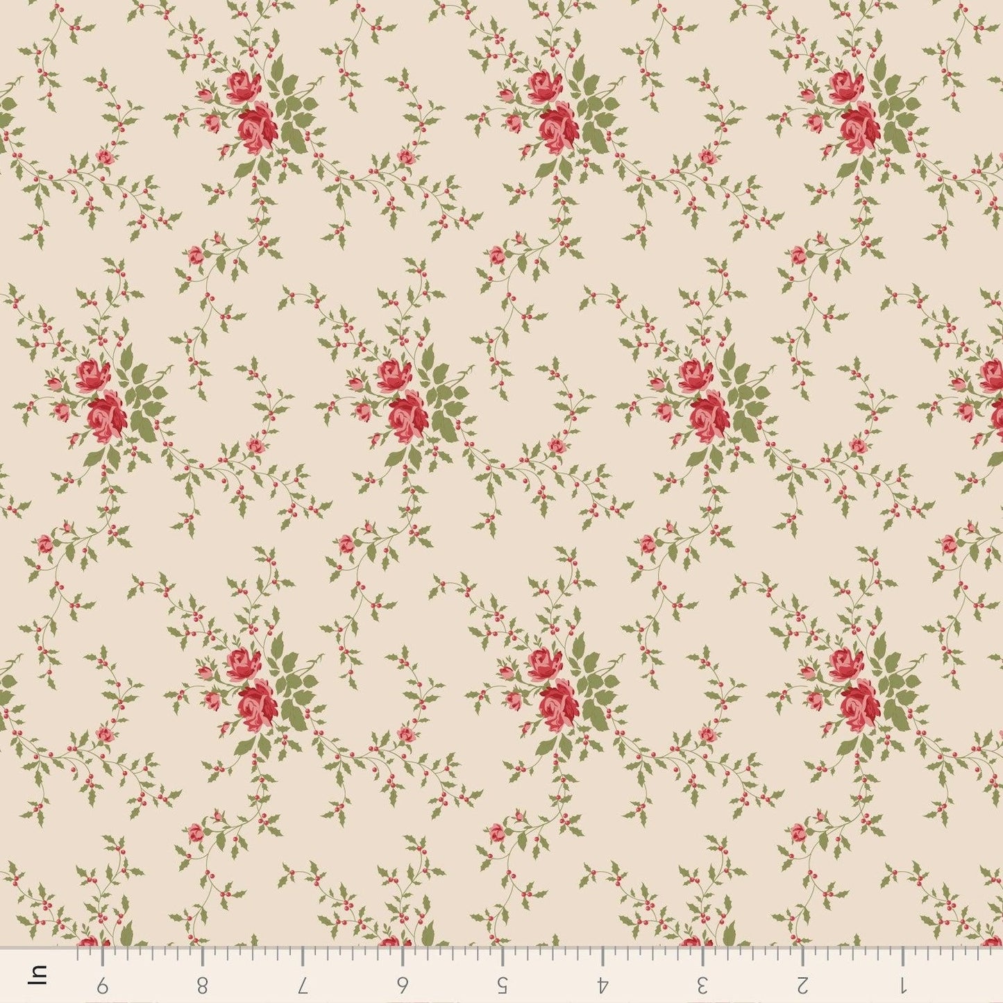 Merry Little Christmas - Noel Cream - Tilda Quilting Cotton - homesewn