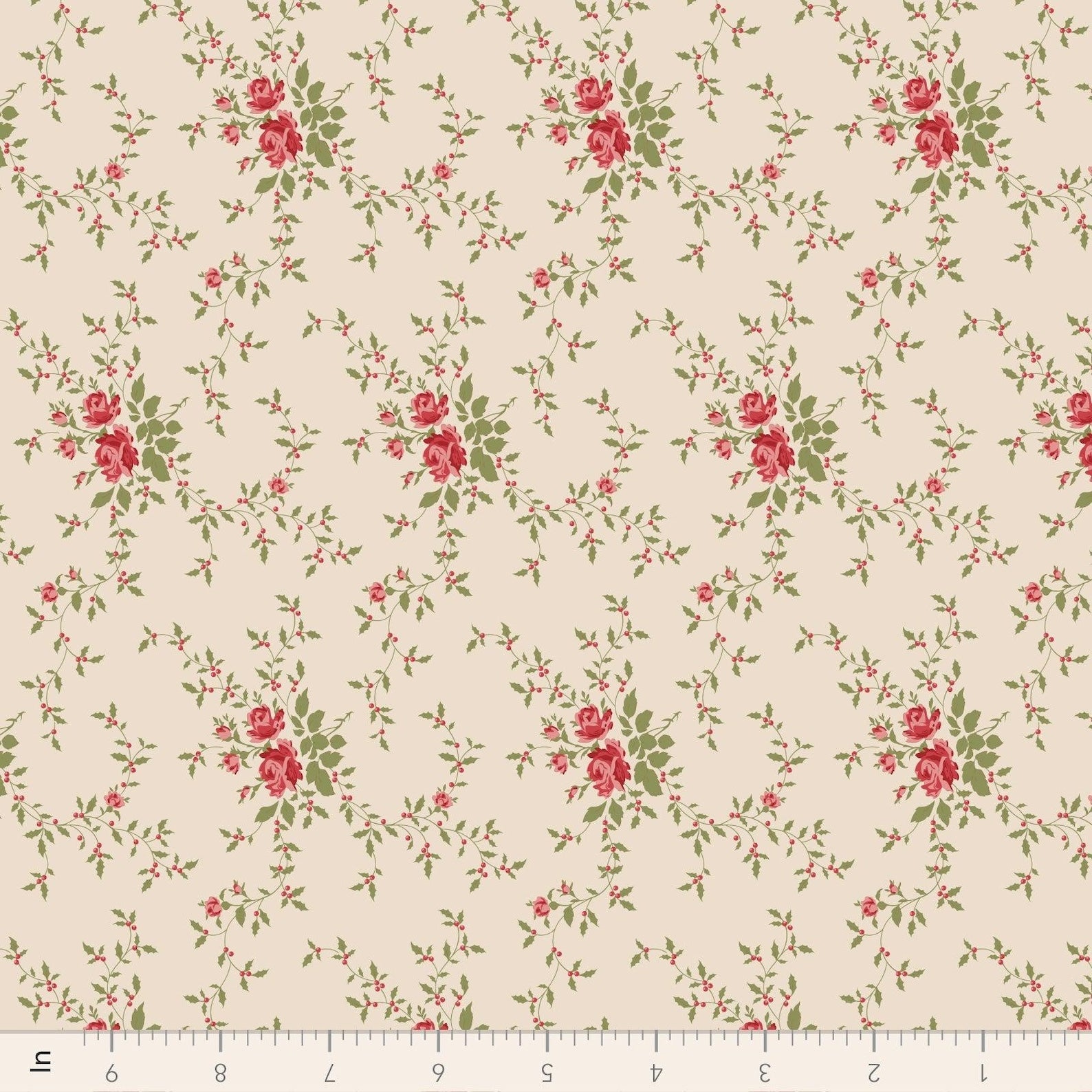 Merry Little Christmas - Noel Cream - Tilda Quilting Cotton - homesewn