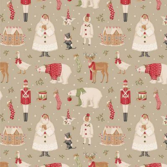 Merry Little Christmas - Winterfriends Clay - Tilda Quilting Cotton - homesewn