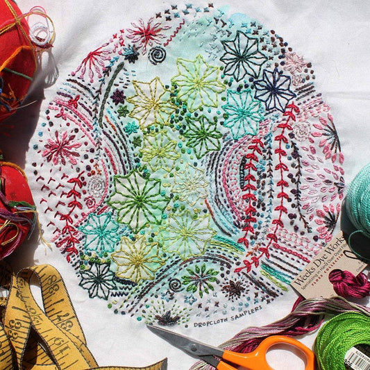 Milky Way Embroidery Sampler - homesewn