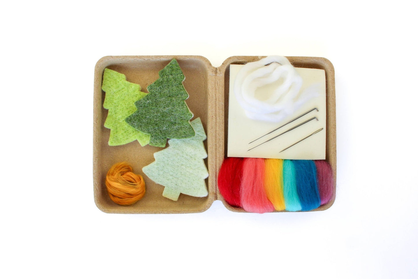 Mini Christmas Tree Felting Craft Kit - homesewn