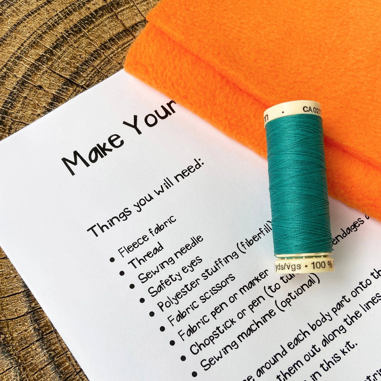 Mini Creature DIY Plush Sewing Kit - homesewn