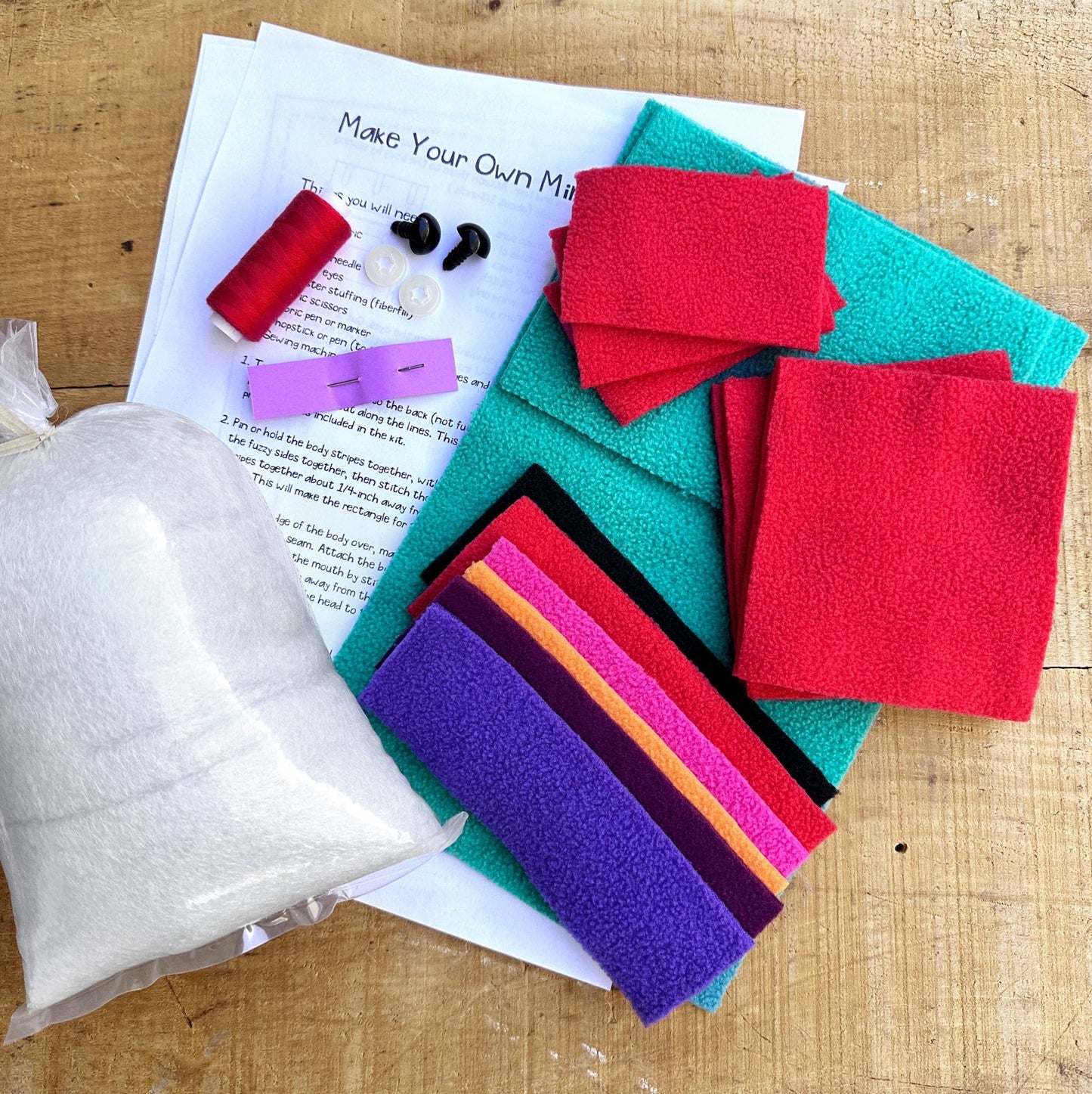 Mini Creature DIY Plush Sewing Kit - homesewn
