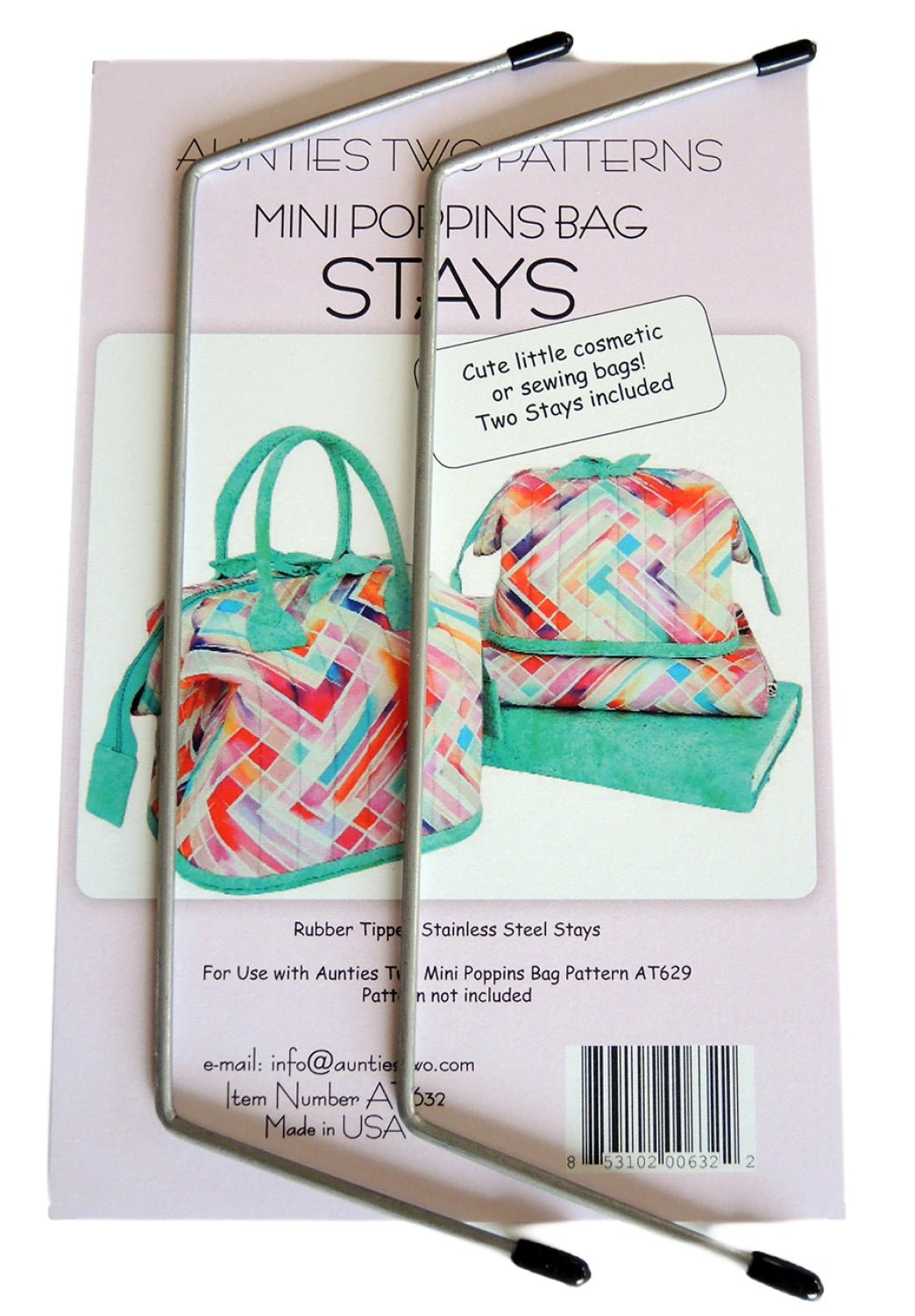 Mini Poppins Bag Stays - homesewn