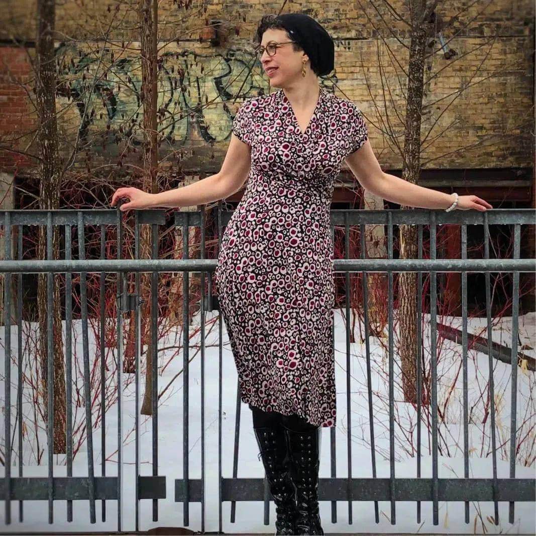 Mirri Wrap Dress Sewing Pattern - PDF DOWNLOAD - homesewn