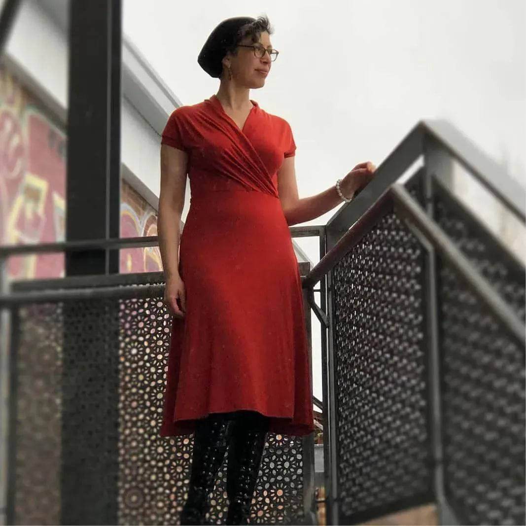 Mirri Wrap Dress Sewing Pattern - PDF DOWNLOAD - homesewn
