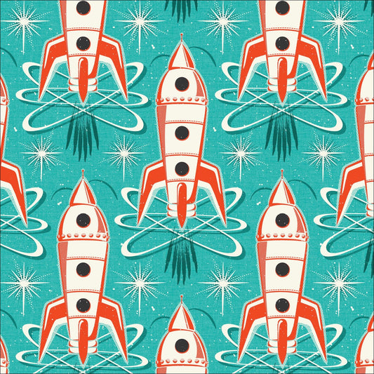 Mission Control ORGANIC - Aqua - homesewn