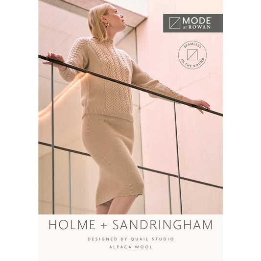 Mode Pattern - Holme Cabled Sweater and Sandringham Skirt - homesewn