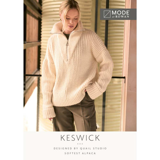 Mode Pattern - Keswick Zipped Sweater - homesewn