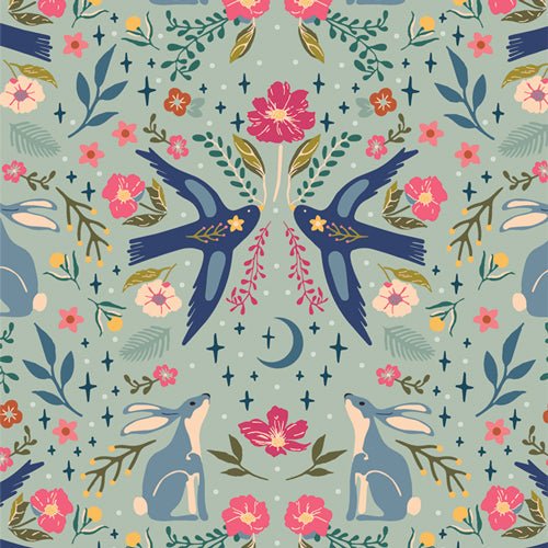Moonlit Forest Dawn - QUILTING COTTON/POPLIN - homesewn