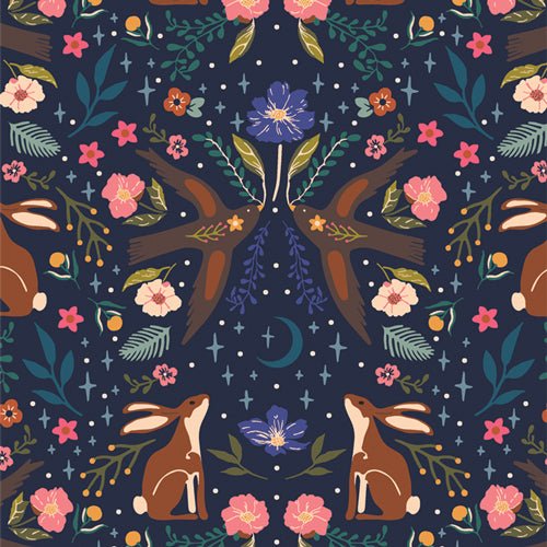 Moonlit Forest Dusk - QUILTING COTTON/POPLIN - homesewn