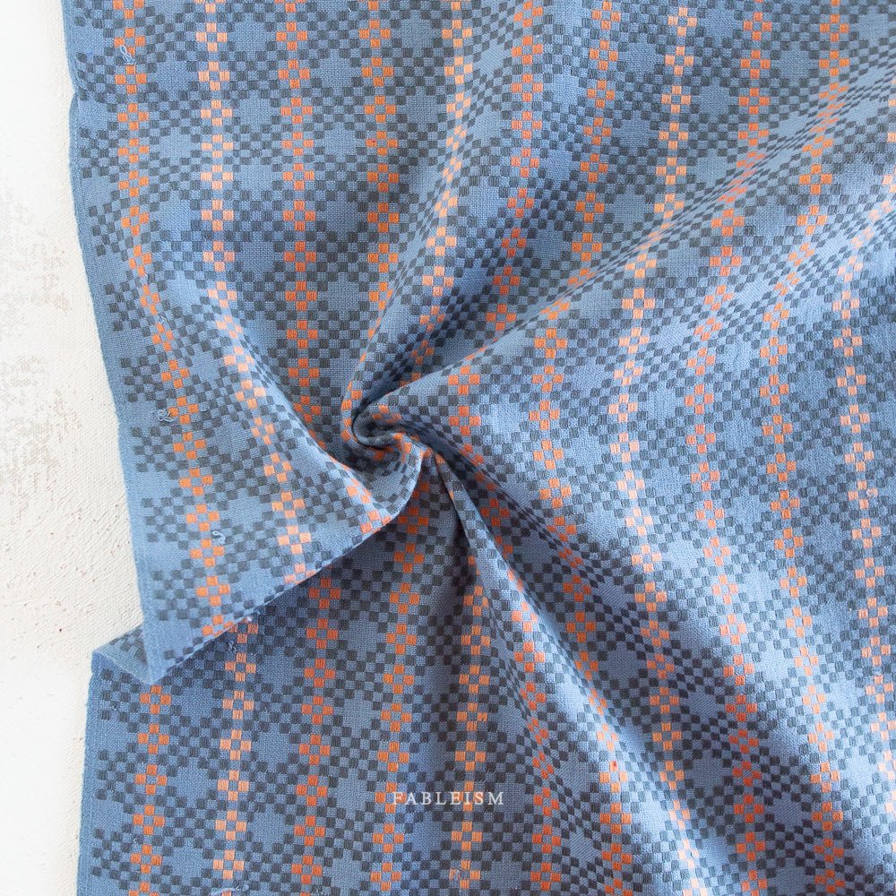 Mosaic in Blue - Lucky Loom - homesewn