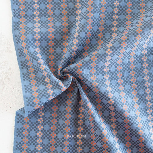 Mosaic in Blue - Lucky Loom - homesewn