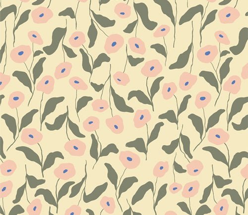 Mountain Flora Bloom - Quilting Cotton - A Year in Petals - homesewn