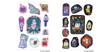 Sanby Multi Sticker Yumi Kitagishi Fantasy Time and Magical Time