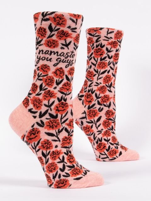 Namaste You Guys Women's Crew Sock - homesewn
