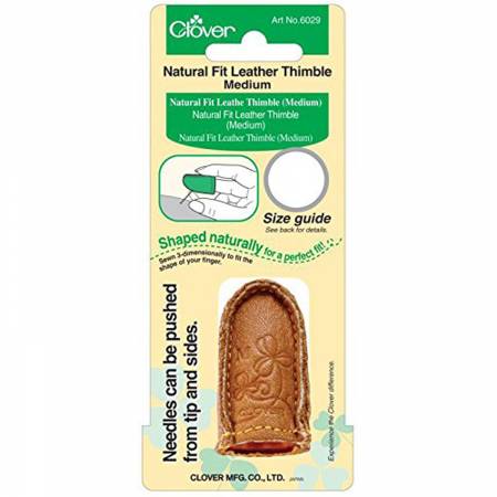 Natural Fit Leather Thimble - homesewn