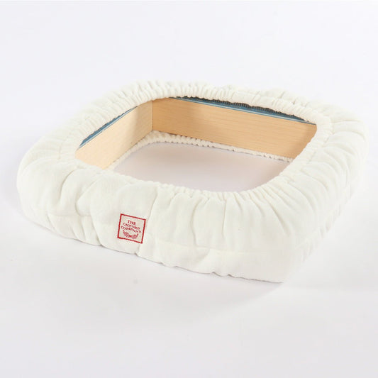 Natural White Punch Needle Frame Cover - homesewn