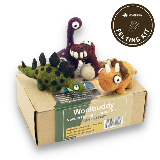 Needle Felting Dinosaur Kit - homesewn