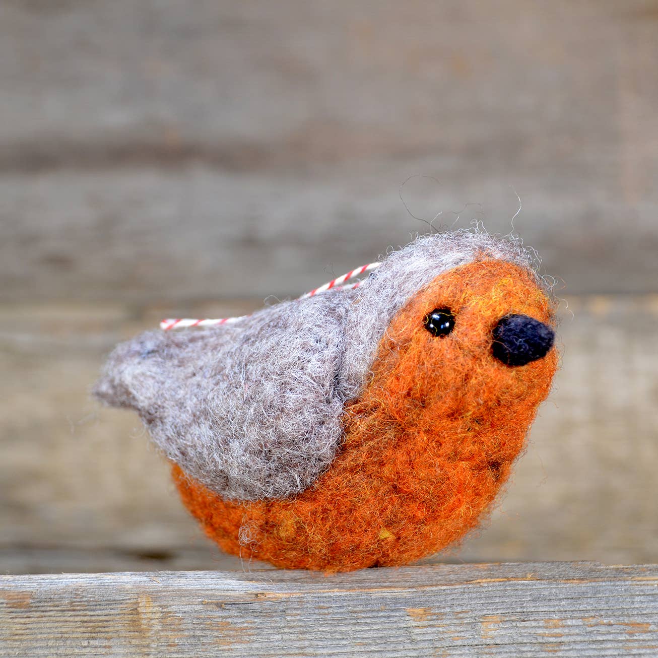 Needle Felting Kit - Robin - Bird Craft Kit - homesewn