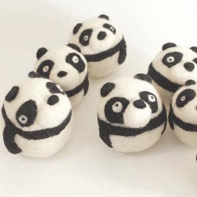 Needle Felting Panda Kit - homesewn