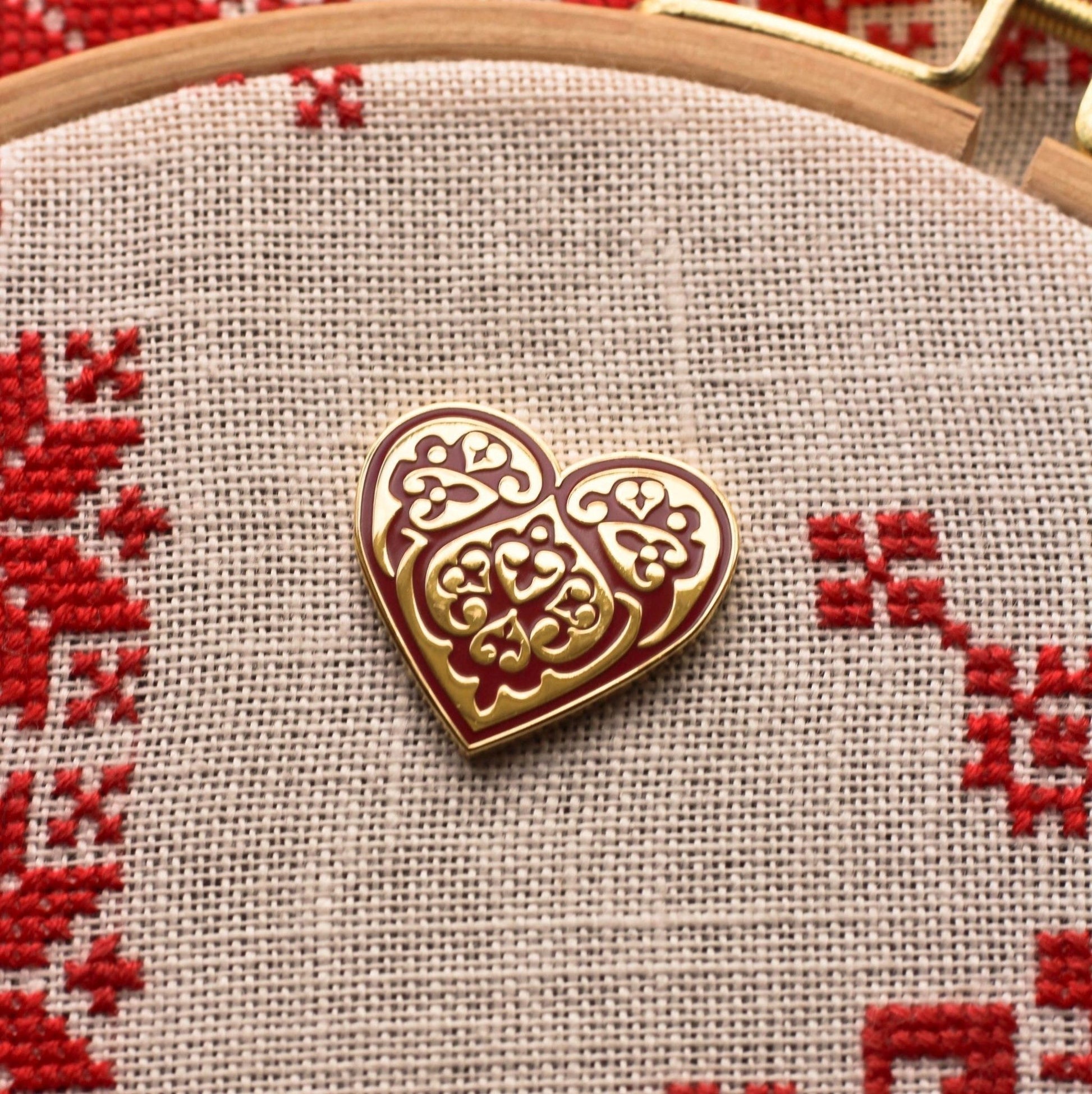 Needle Minder - Byzantine Rose - homesewn
