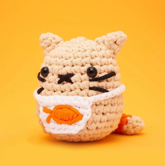 Nico the Cat Beginner Crochet Kit  - homesewn