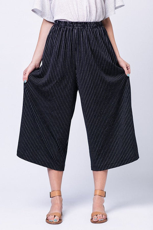 NINNI elastic waist culottes - PDF PATTERN - homesewn