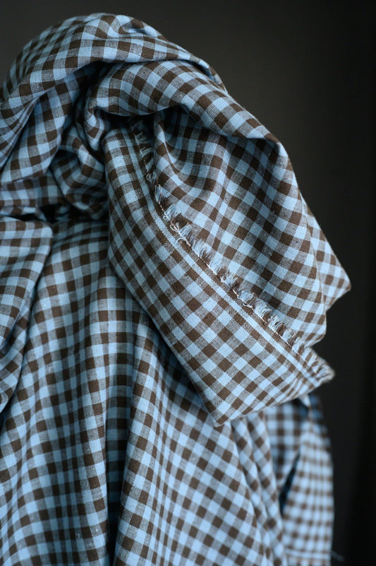 Northern Blues Cotton/Linen 58" Wide - homesewn