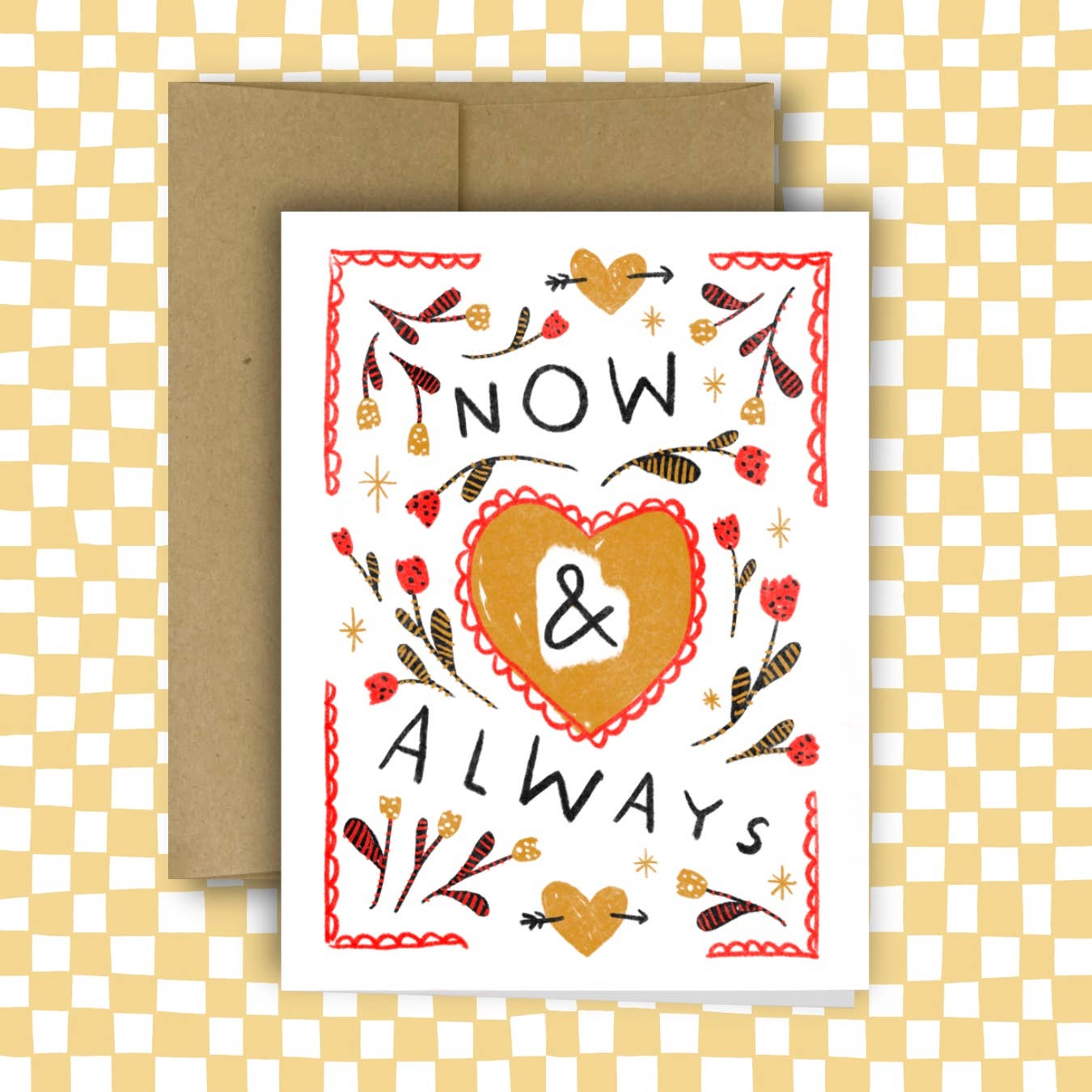NOW & ALWAYS Greeting Card - homesewn
