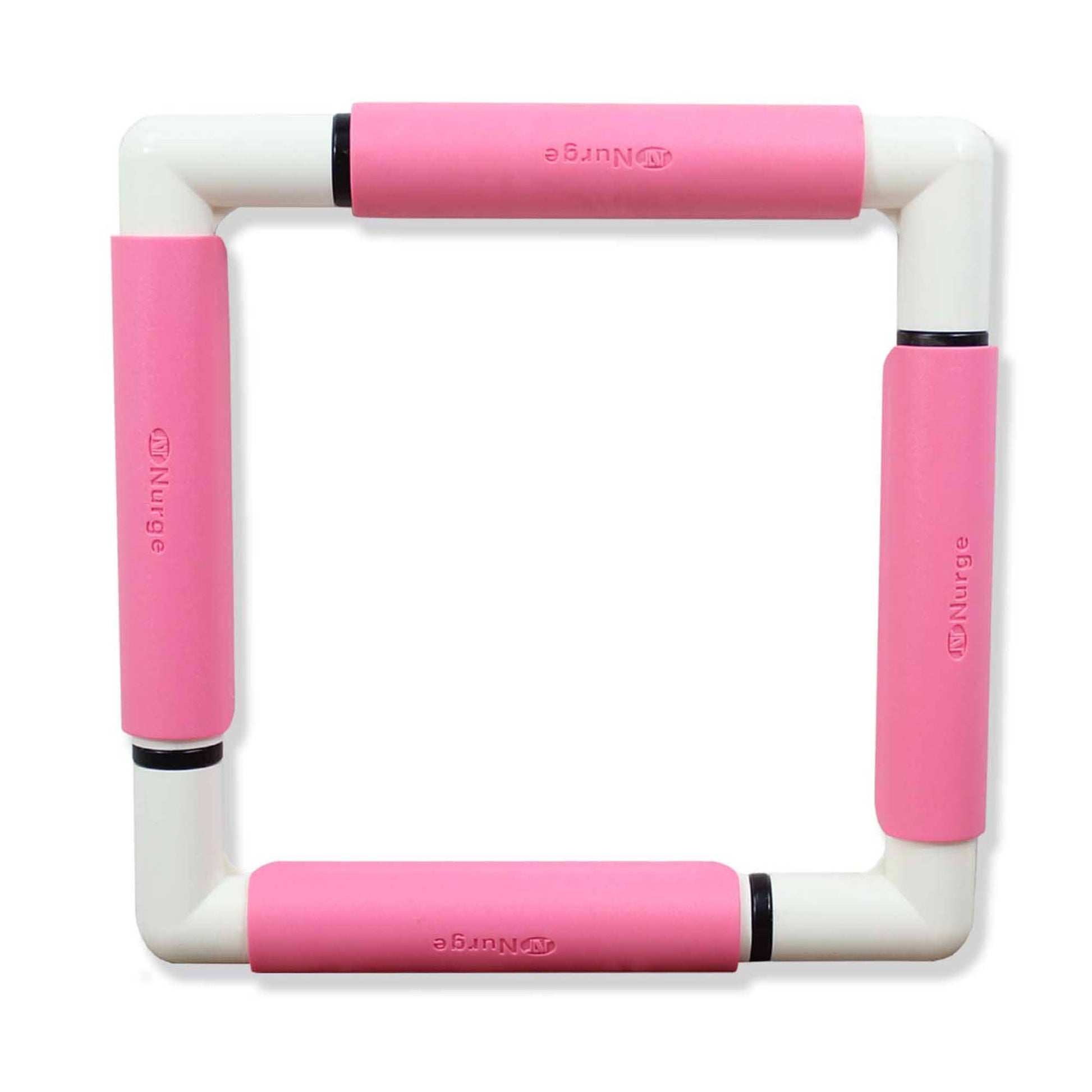 Nurge Embroidery Snap Frame 21cm x 21cm in 6 Colours - homesewn