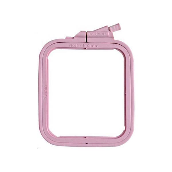 Nurge Square Plastic Hoops 95 x 110mm (3.75" x 4.3"): 110 x 95mm ( 4.3" x 3.75" ) / Pastel Blue - homesewn