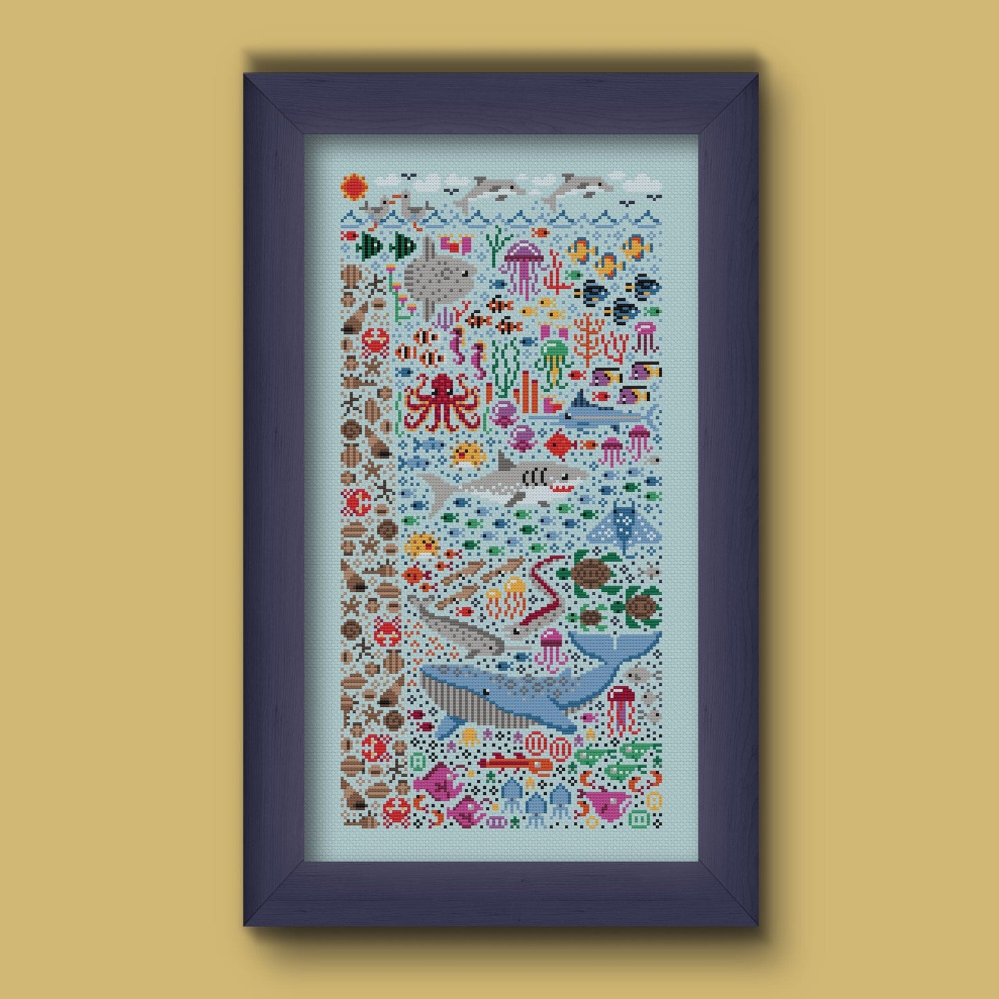 Ocean VIew Cross Stitch Kit - homesewn