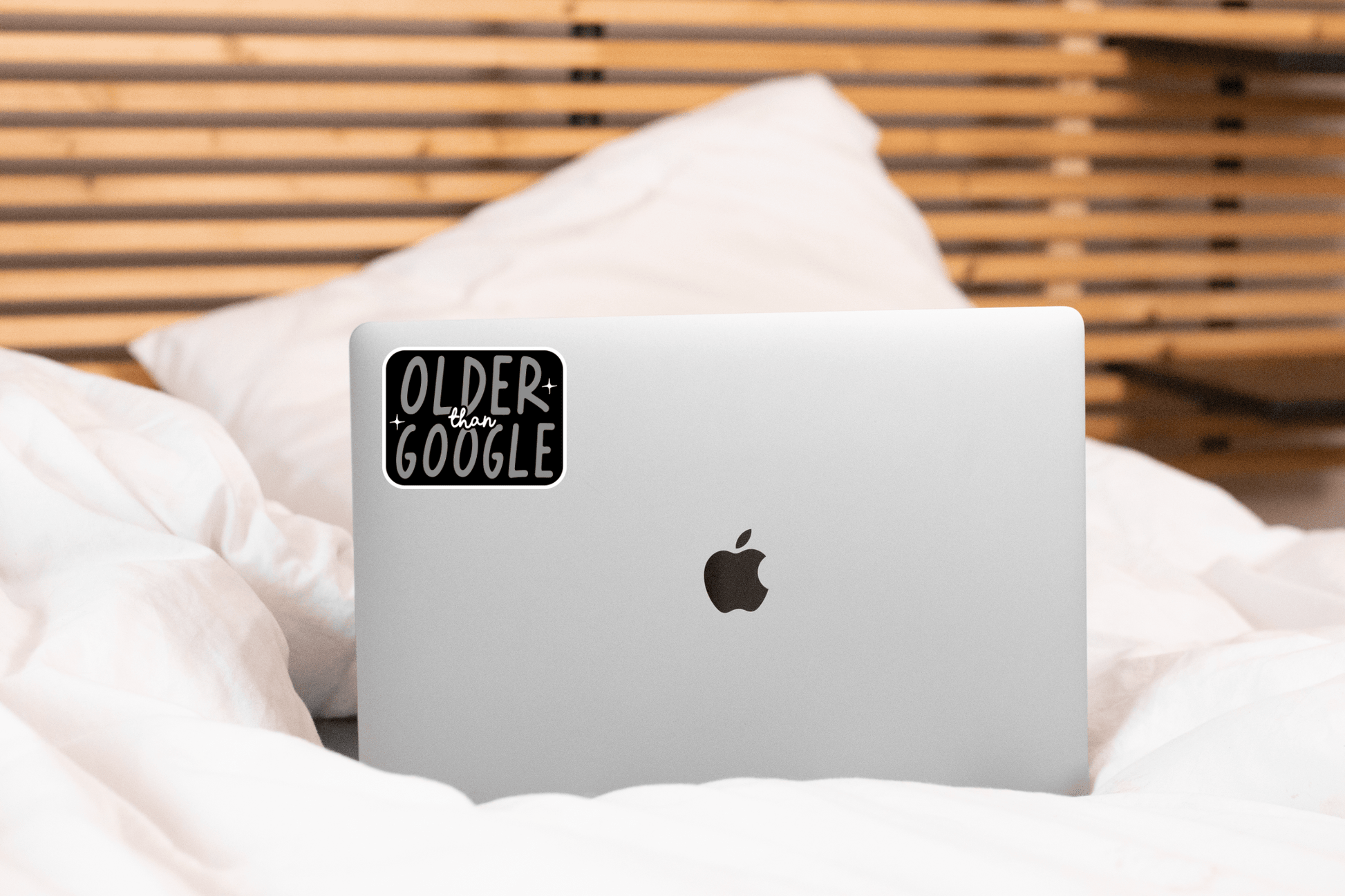 Older Than Google Sticker - dirty thirty, over the hill - homesewn