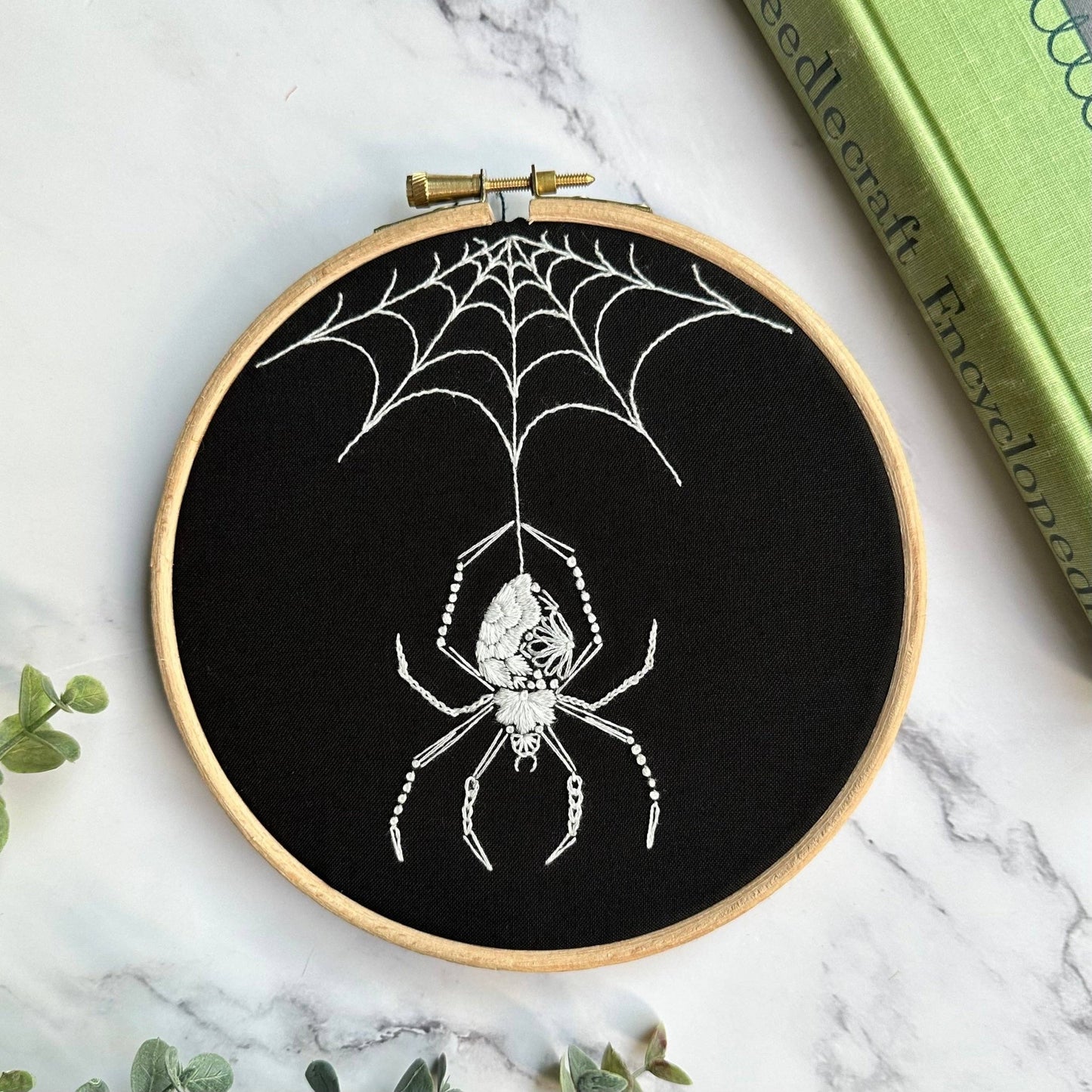 Orb Weaver Embroidery Kit - homesewn