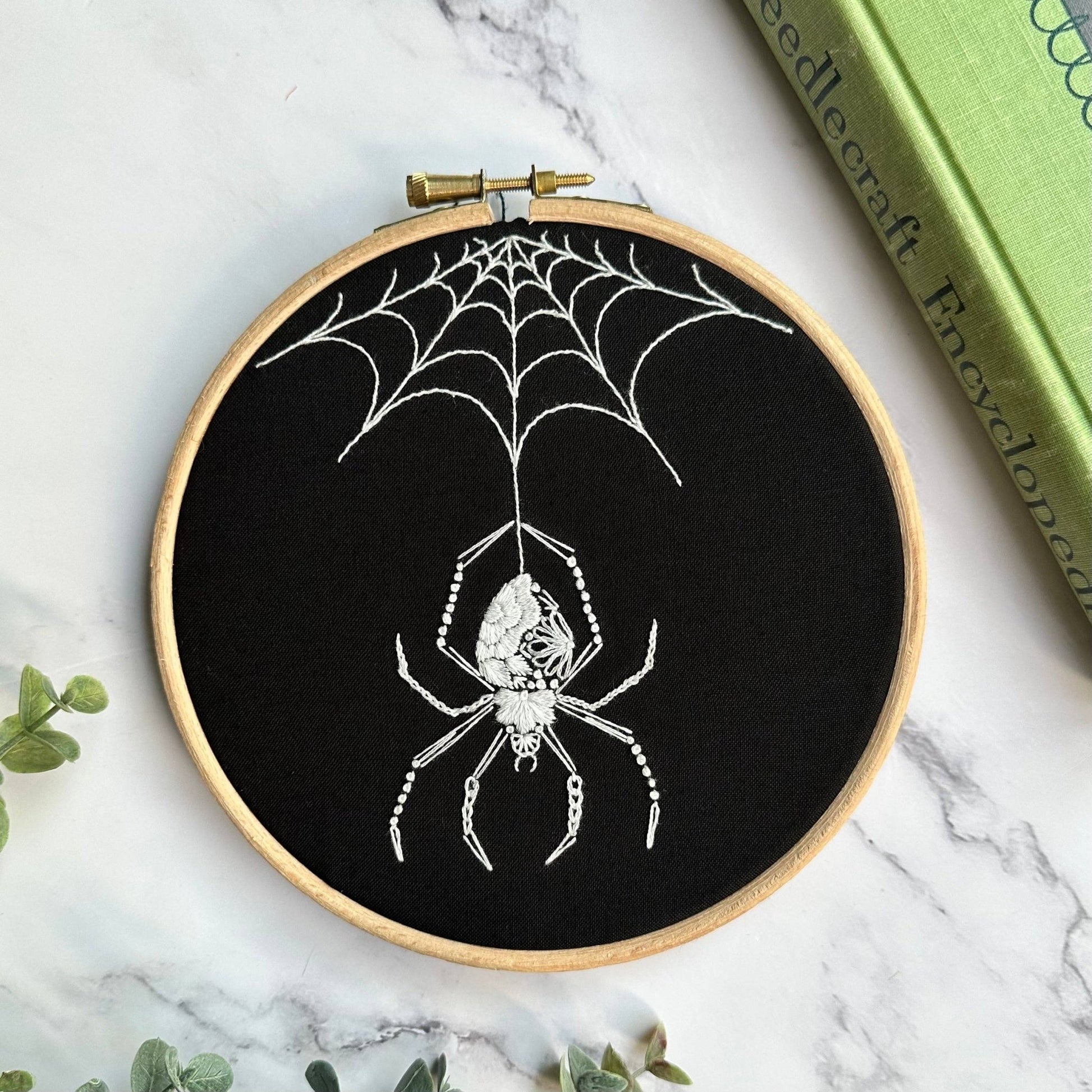 Orb Weaver Embroidery Kit - homesewn